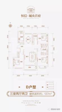 东阿恒信城央首府D户型